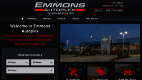 What Emmonsmotorcompany.com website looked like in 2020 (3 years ago)