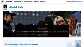 What Eportal.pwr.edu.pl website looked like in 2020 (3 years ago)