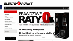 What Elektropunkt.pl website looked like in 2020 (3 years ago)