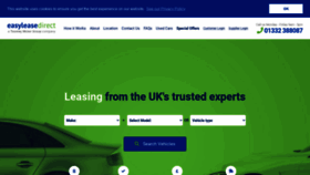 What Easyleasedirect.co.uk website looked like in 2020 (3 years ago)