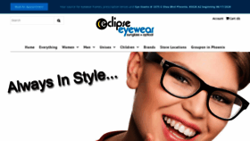What Eclipseeyewear.com website looked like in 2020 (3 years ago)