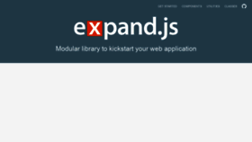 What Expandjs.com website looked like in 2020 (3 years ago)
