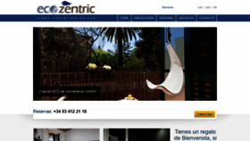 What Ecozentric.com website looked like in 2020 (3 years ago)