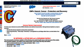 What Emf-cancer.microalpha.com website looked like in 2020 (3 years ago)