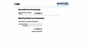 What Everidis-hcp.com website looked like in 2020 (3 years ago)