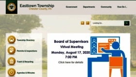 What Easttown.org website looked like in 2020 (3 years ago)