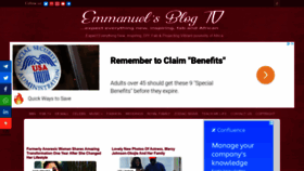 What Emmanuelsblog.com.ng website looked like in 2020 (3 years ago)