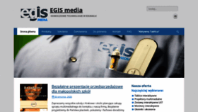 What Egismedia.pl website looked like in 2020 (3 years ago)