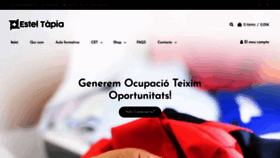 What Esteltapia.org website looked like in 2020 (3 years ago)