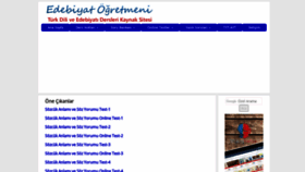 What Edebiyatogretmeni.org website looked like in 2020 (3 years ago)