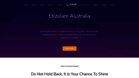 What Etizolam-australia.com website looked like in 2020 (3 years ago)
