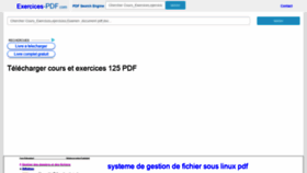 What Exercices-pdf.com website looked like in 2020 (3 years ago)