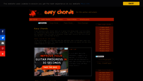 What Easy-chords.com website looked like in 2020 (3 years ago)