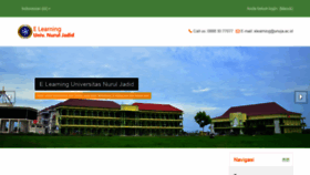 What Elearning.unuja.ac.id website looked like in 2020 (3 years ago)