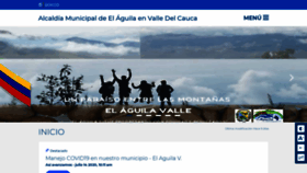 What Elaguila-valle.gov.co website looked like in 2020 (3 years ago)