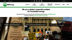 What Ekoenergy.org website looked like in 2020 (3 years ago)