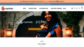 What Ergobaby.com website looked like in 2020 (3 years ago)