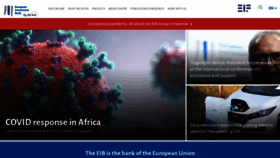 What Eib.org website looked like in 2020 (5 years ago)