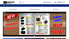 What Electroparts.com.au website looked like in 2020 (3 years ago)