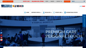 What Eternalhospital.com website looked like in 2020 (3 years ago)