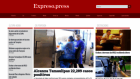 What Expreso.press website looked like in 2020 (3 years ago)