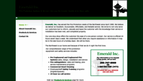 What Emeraldinc.net website looked like in 2020 (3 years ago)