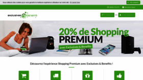 What Exclusivesandbenefits.be website looked like in 2020 (4 years ago)