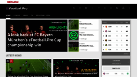 What Efootball.pro website looked like in 2020 (3 years ago)