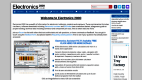 What Electronics2000.co.uk website looked like in 2020 (3 years ago)