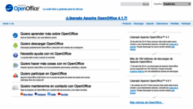 What Es.openoffice.org website looked like in 2020 (3 years ago)