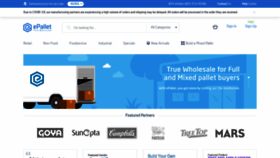 What Epallet.com website looked like in 2020 (5 years ago)
