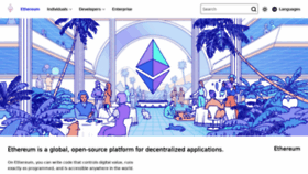 What Ethereum.org website looked like in 2020 (3 years ago)