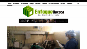 What Enfoqueoaxaca.com website looked like in 2020 (3 years ago)