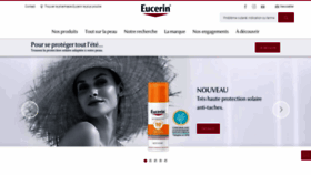 What Eucerin.fr website looked like in 2020 (4 years ago)