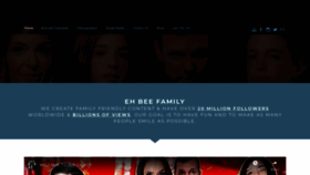 What Ehbeefamily.com website looked like in 2020 (3 years ago)