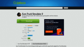 What Euro-truck-simulator-2.jaleco.com website looked like in 2020 (3 years ago)