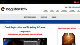 What E-registernow.com website looked like in 2020 (3 years ago)