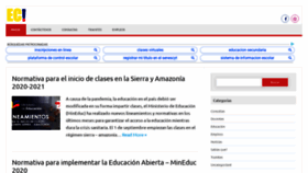 What Ecuadoravisos.com website looked like in 2020 (3 years ago)