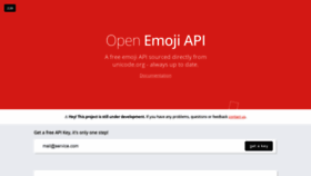 What Emoji-api.com website looked like in 2020 (3 years ago)