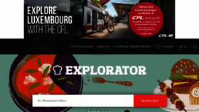 What Explorator.lu website looked like in 2020 (3 years ago)