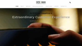 What Ececonsultinggroup.com website looked like in 2020 (3 years ago)