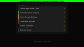 What Examresultinfo.com website looked like in 2020 (3 years ago)
