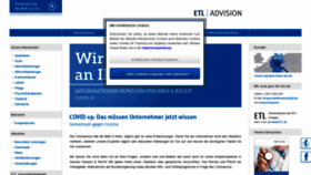 What Etl-advision.de website looked like in 2020 (3 years ago)