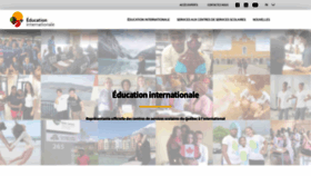 What Education-internationale.com website looked like in 2020 (3 years ago)