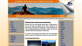 What Erlebnisreisen-weltweit.de website looked like in 2020 (3 years ago)