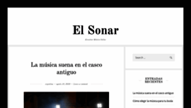 What Elsonar.com.ar website looked like in 2020 (3 years ago)