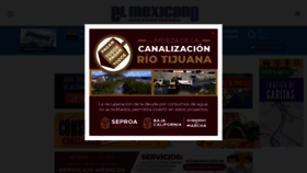 What El-mexicano.com.mx website looked like in 2020 (3 years ago)