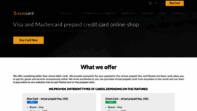What Ezzocard.com website looked like in 2020 (3 years ago)