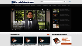 What Escuelasabatica.es website looked like in 2020 (3 years ago)