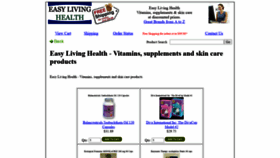 What Easylivinghealth.com website looked like in 2020 (3 years ago)